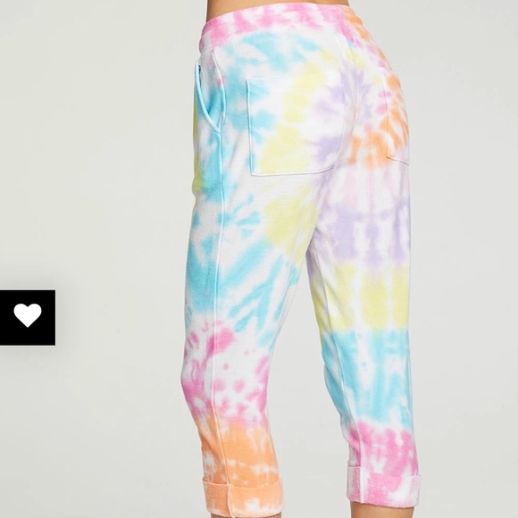 CHASER COZY KNIT CROPPED ROLL HEM JOGGER NWT - Picture 4 of 8